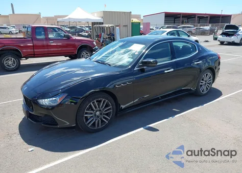 2017 Maserati Ghibli z USA, uszkodzony, nr VIN ZAM57XSA4H1206438